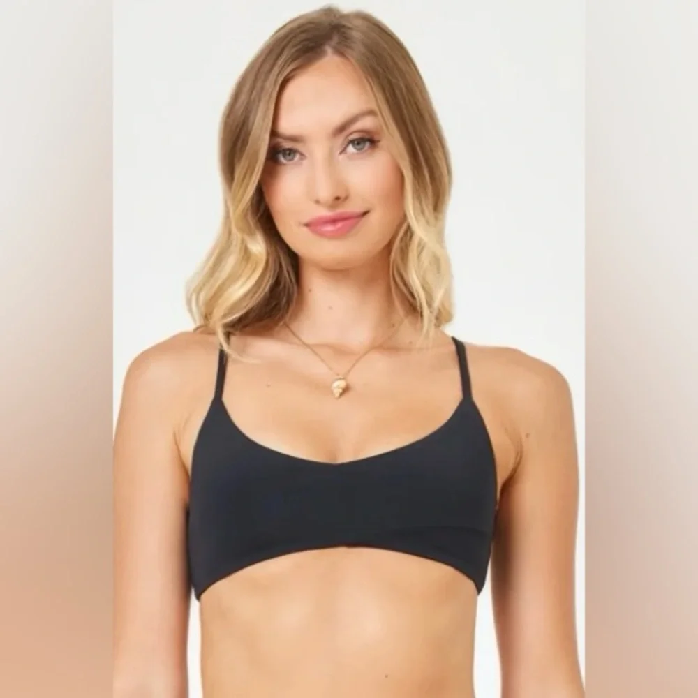 L*Space High Tide Bralette Bikini Swimsuit Top Size Small
